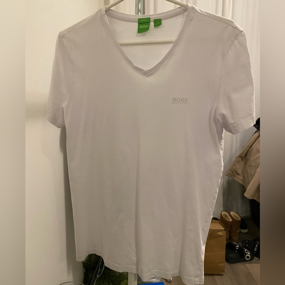 HUGO BOSS Green Label V-Neck T-shirt Slim Fit Size Small